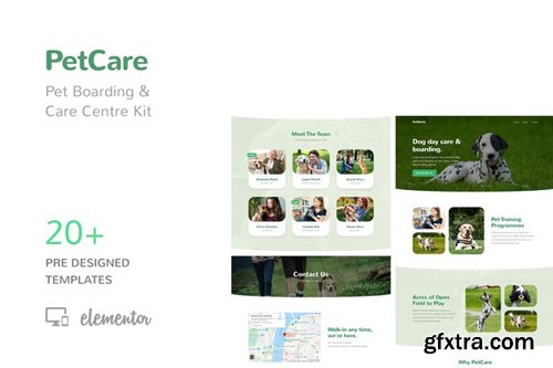 ThemeForest - PetCare v1.0 - Pet Boarding and Care Centre Template Kit (Update: 7 May 20) - 25888025