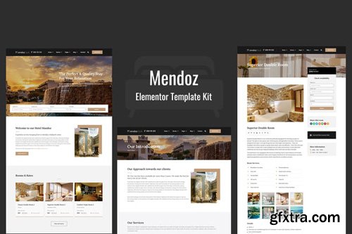 ThemeForest - Mendoz v1.0 - Hotel & Travel Template Kit - 26187292