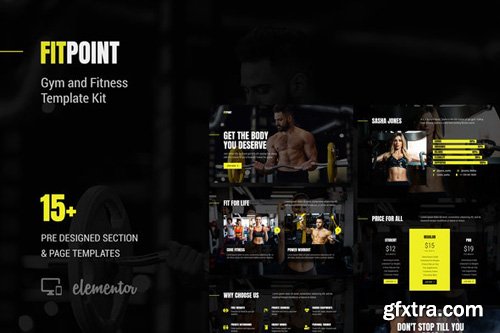 ThemeForest - Fit Point v1.0 - Gym & Fitness Template Kit (Update: 8 May 20) - 26009664