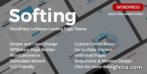 ThemeForest - Softing v1.3.2 - WordPress Software Landing Page Theme - 23177965