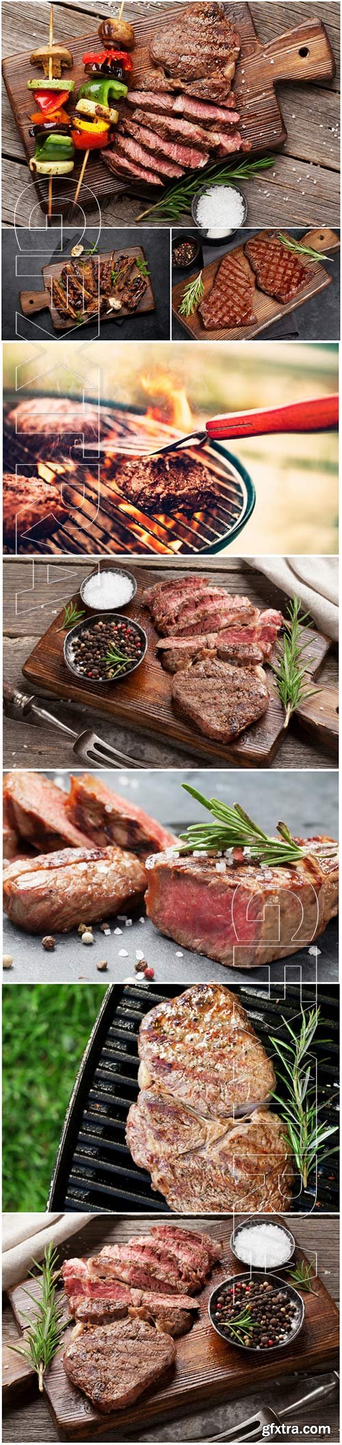 Meat, barbecue stock photo