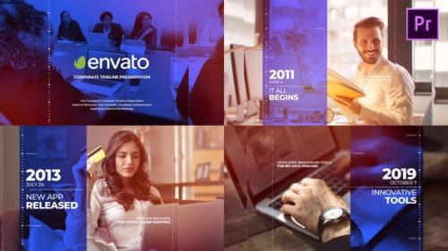 Videohive - Corporate Timeline Presentation Mogrt