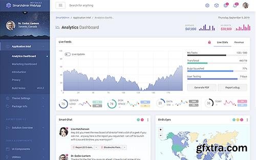 WrapBootstrap - SmartAdmin v4.3.1 - ASP.NET Core Responsive WebApp - WB073L89G