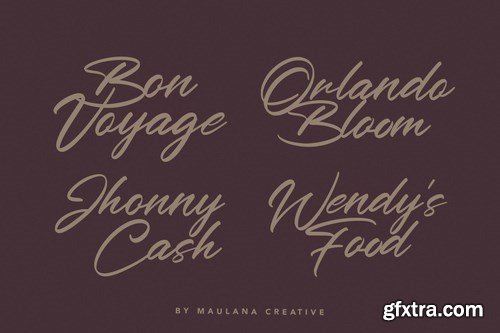 Outeris Calligraphy Font