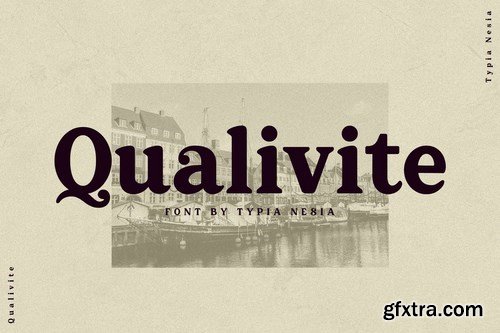 Qualivite Bold Serif Font