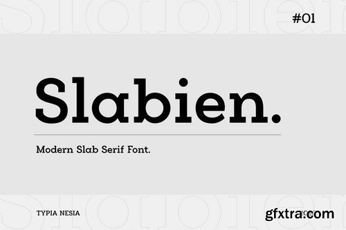 Slabien - Slab Serif Font