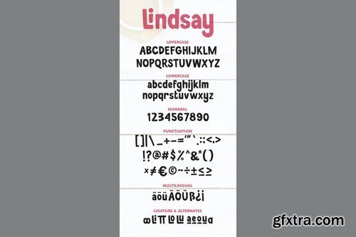 Lindsay - Funny Font