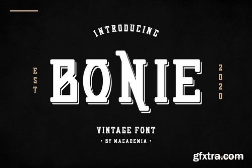 Bonie - Vintage Font