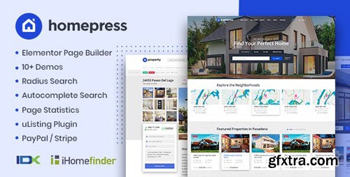 ThemeForest - HomePress v1.1.9 - Real Estate WordPress Theme - 23980909 - NULLED