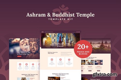 ThemeForest - Vihara v1.0 - Ashram & Oriental Buddhist Temple Elementor Template Kit (Update: 15 May 20) - 26397789