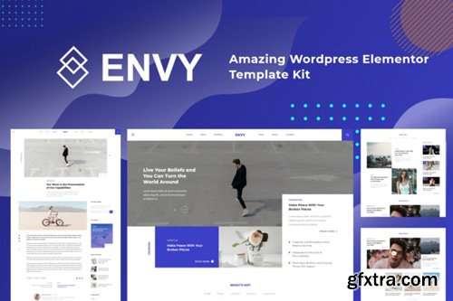 ThemeForest - Envy v1.0 - Elementor Template Kit News Magazine - 25926975