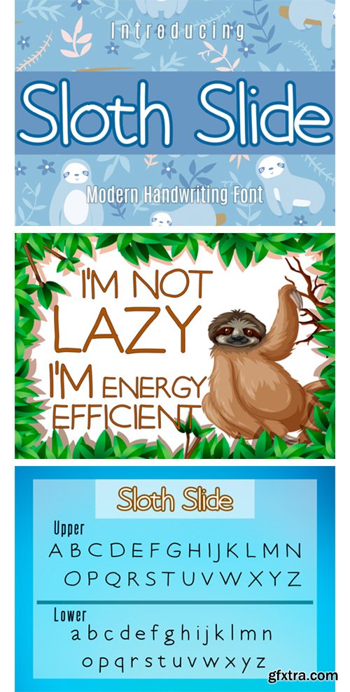 Sloth Slide Font