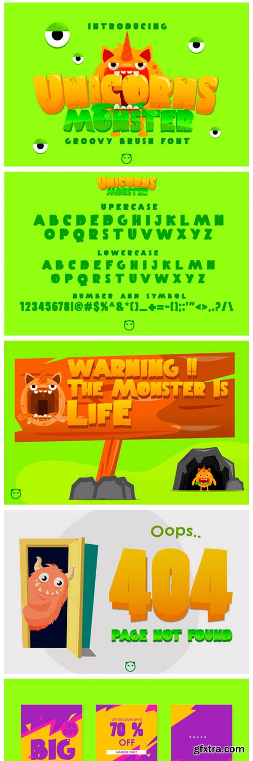 Unicorns Monster Font