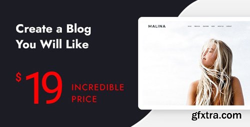 ThemeForest - Malina v1.9.45 - Personal WordPress Blog Theme - 23030474