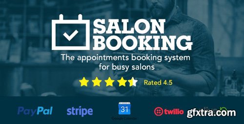 CodeCanyon - Salon Booking v3.38 - Wordpress Plugin - 15963435