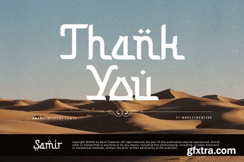 Samir - Elegant Arabic Style Font