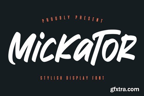 Mickator Stylish Display Font