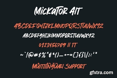 Mickator Stylish Display Font