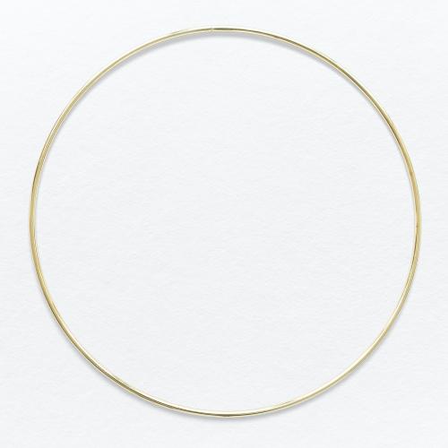 Gold frame on a blank white paper template - 1201981