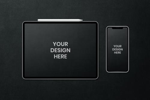 Blank digital device screen mockups - 935119