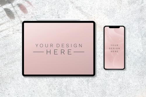 Blank digital device screen mockups - 935133