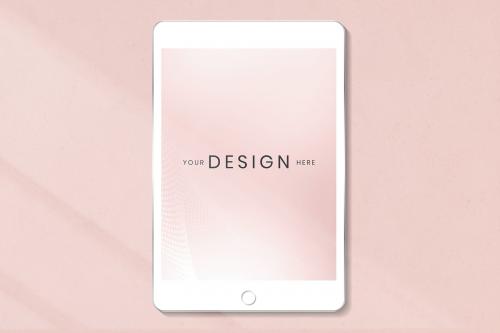 Digital tablet screen mockup design - 935148