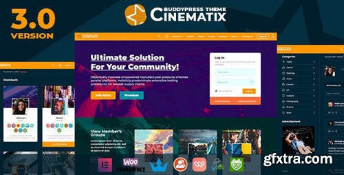 ThemeForest - Cinematix v3.0.4 - BuddyPress Nouveau Membership Theme - 4959387