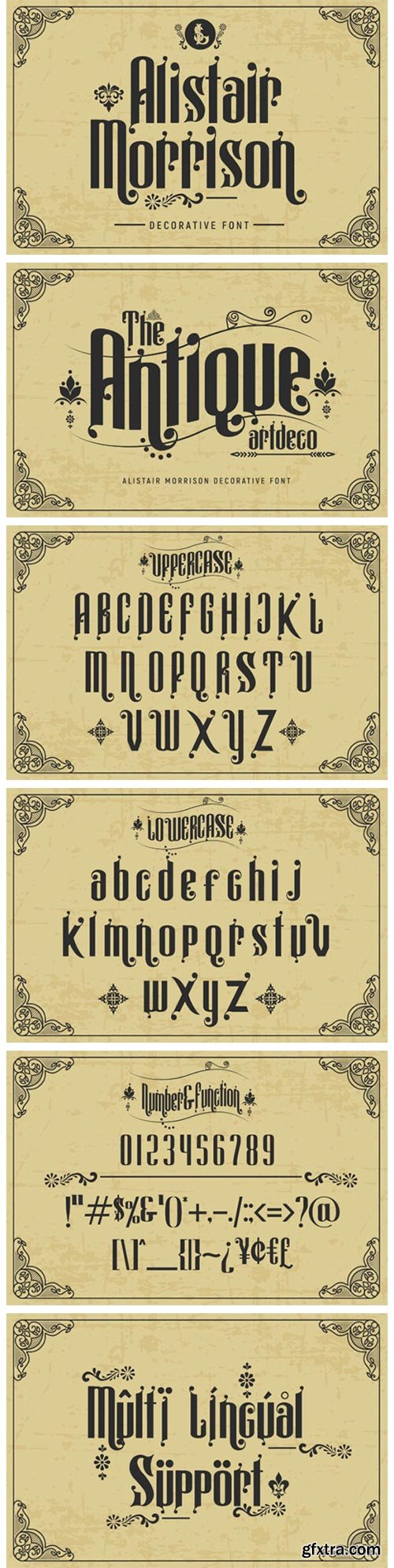 Alistair Morrison Font