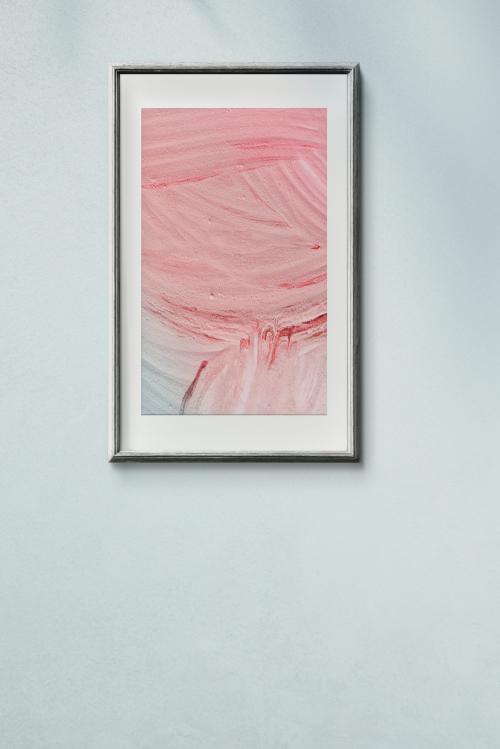 Picture frame hanging on a wall illustration - 935263