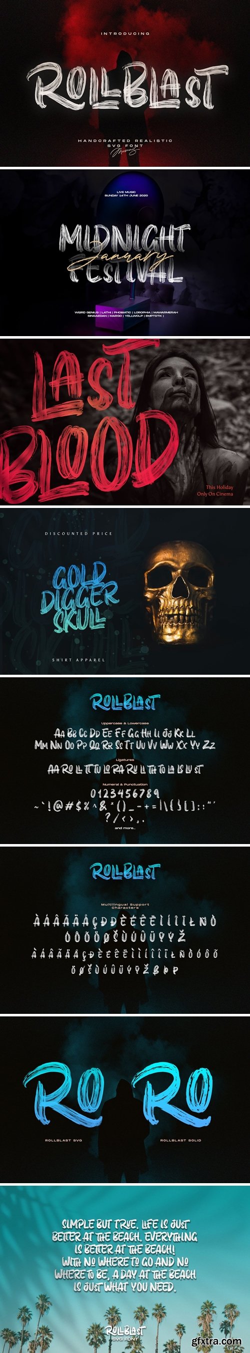 CreativeMarket - ROLLBLAST - Display Font 4971523