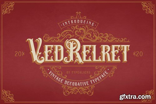 CM - Ved Relret Stunning Display Fonts 4981737