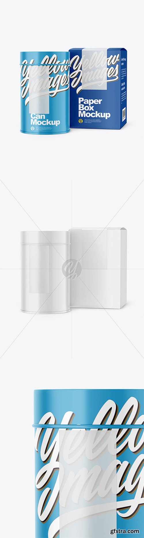 Can with Box Mockup 55250