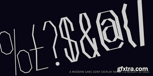 Lineam Font Family - 16 Fonts