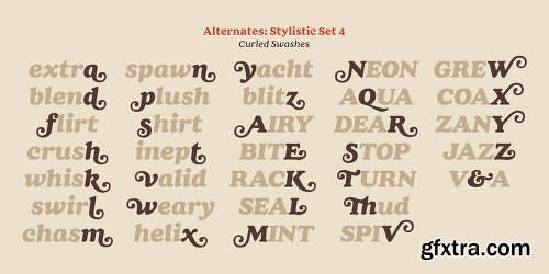 Cream Font Family - 12 Fonts