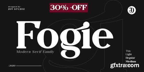 Fogie Font Family - 10 Fonts