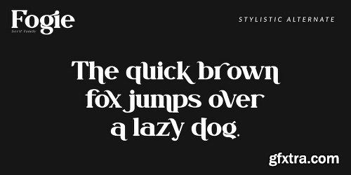 Fogie Font Family - 10 Fonts