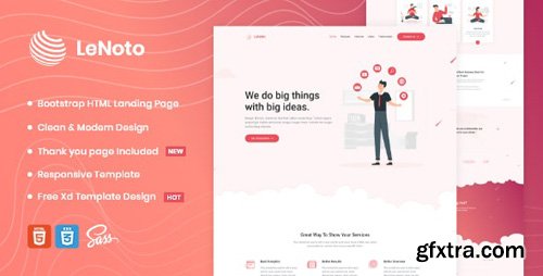 ThemeForest - LeNoto v1.0 - Isometric Business HTML Landing Page - 26290660