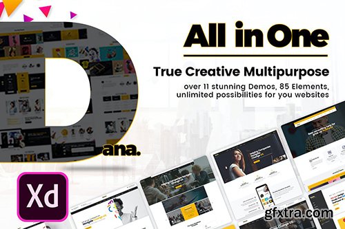 Dana - Ultimate Multi-Purpose Business XD Template