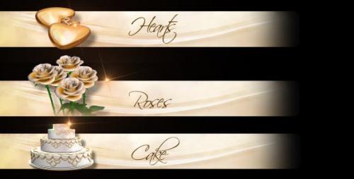 Videohive - Wedding Cake Roses - lower third