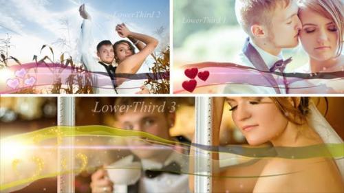 Videohive - Wedding Lower Thirds