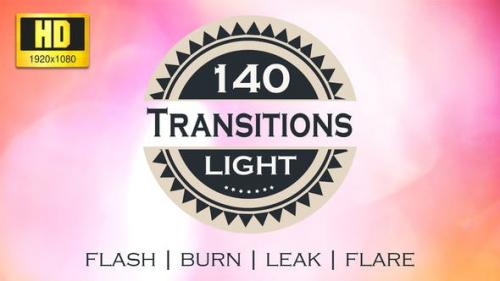 Videohive - 140 Real Light Transitions - HD