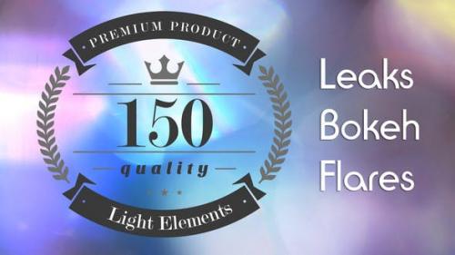 Videohive - 150 Light Leaks, Bokeh and Flares