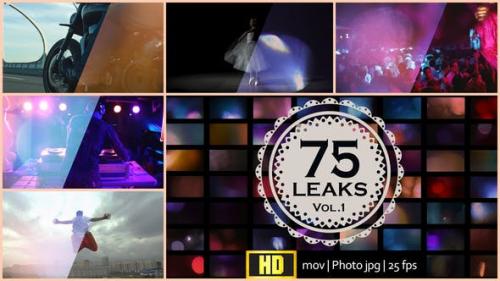 Videohive - 75 Real Light Leaks and Bokeh