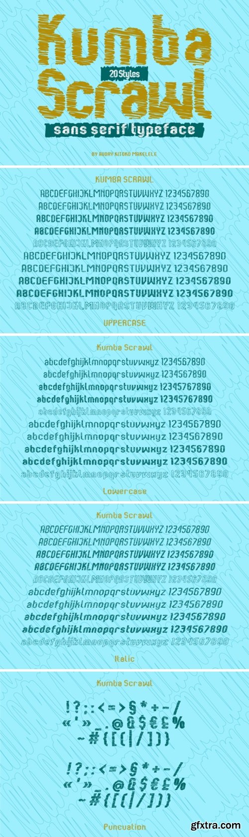 Kumba Scrawl Font