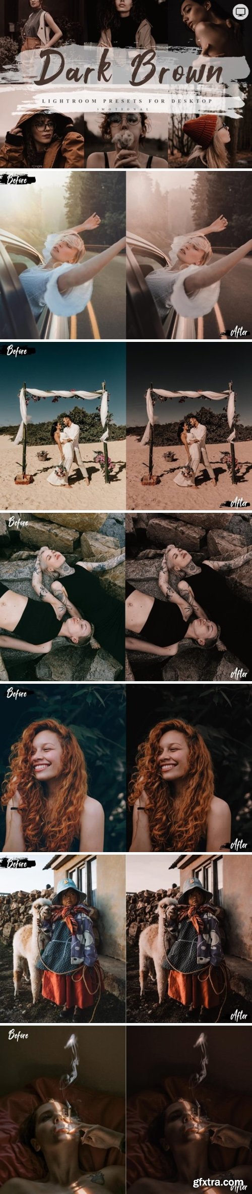 5 Dark Brown Lightroom Presets 4195547