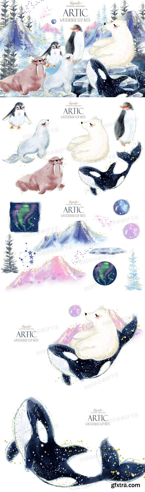 Artic Animals Clip Arts 4195955