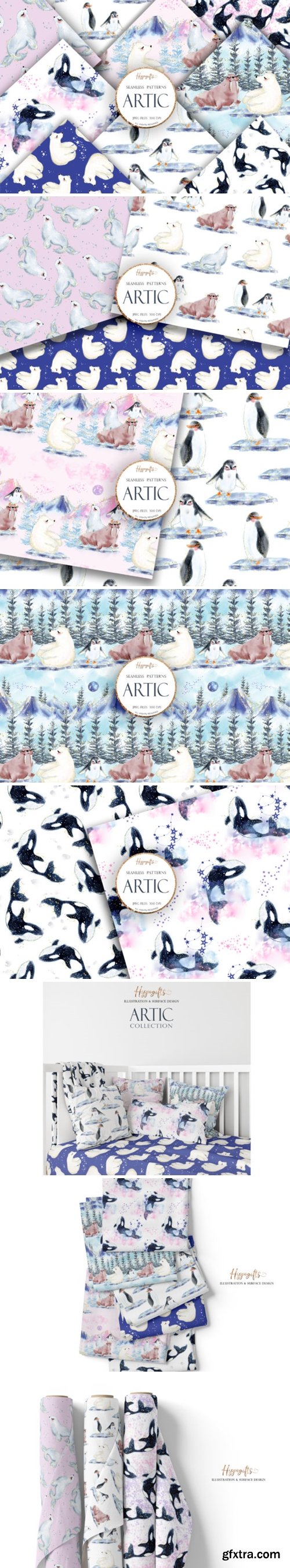 Artic Animals Patterns 4195977