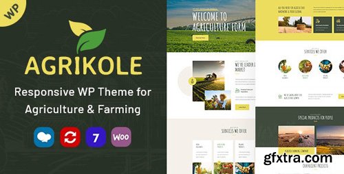 ThemeForest - Agrikole v1.1 - Responsive WordPress Theme for Agriculture & Farming - 25942937