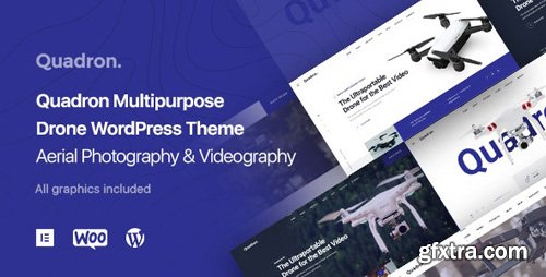 ThemeForest - Aerial Photography & Videography Drone WordPress Theme - Quadron v1.0.2 - 25275704