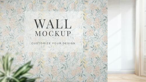 Wall mockup in a room - 894288